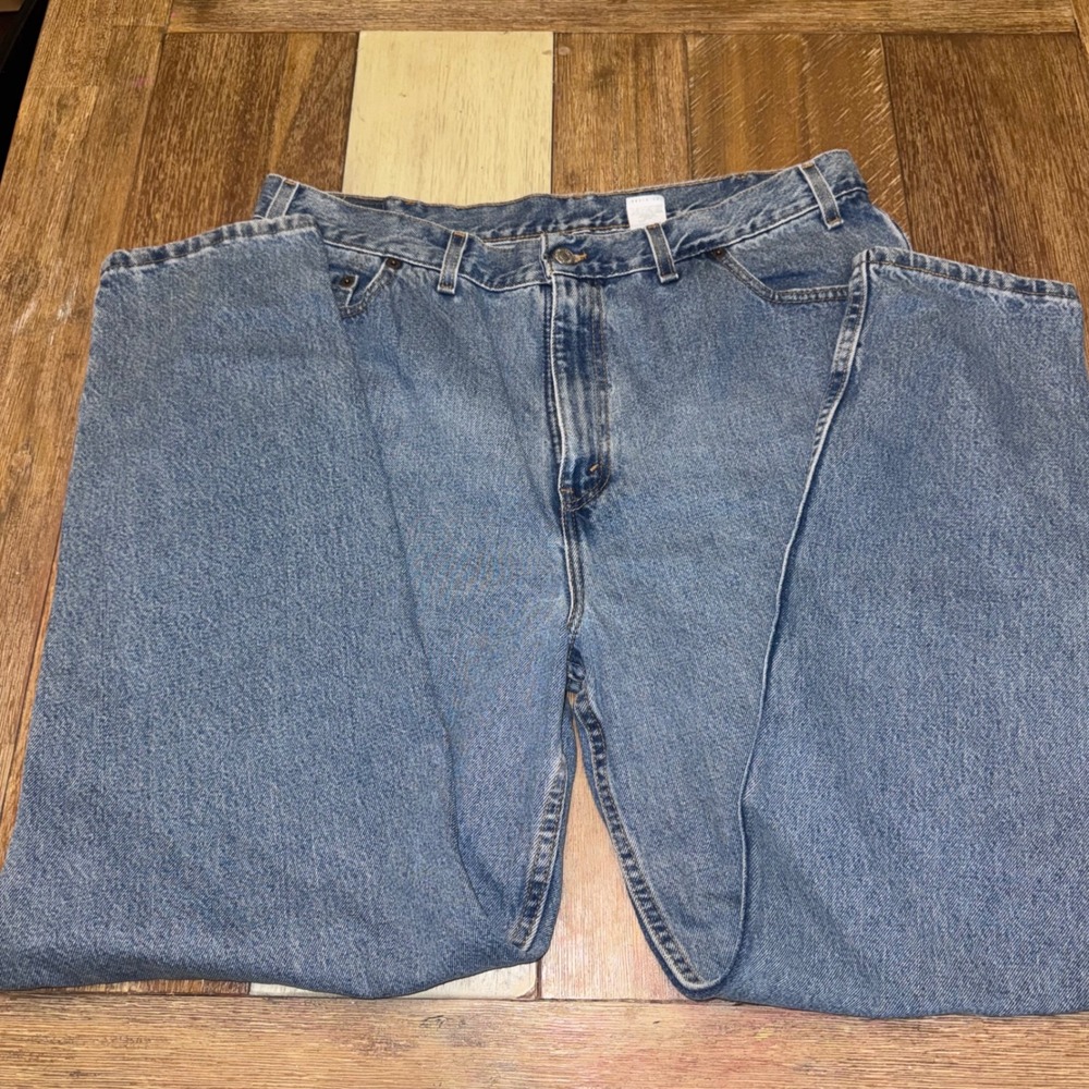 Levi's 550 Relaxed Fit Jeans Women 18 M Blue Excellent Tapered Leg High Waisted
